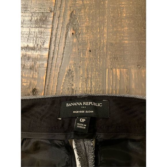 Banana Republic grey hi-rise pants - Picture 2 of 5